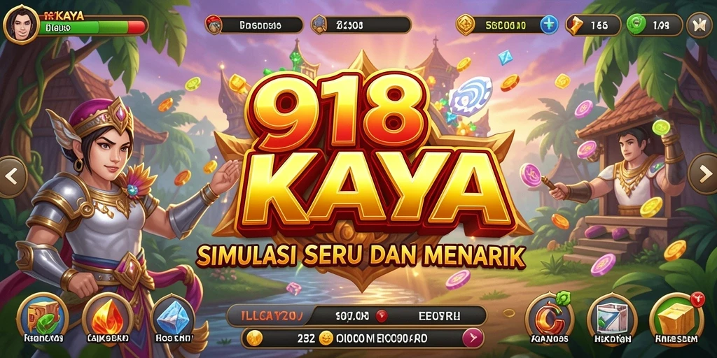 Tampilan gameplay yang seru dan interaktif di 918KAYA.