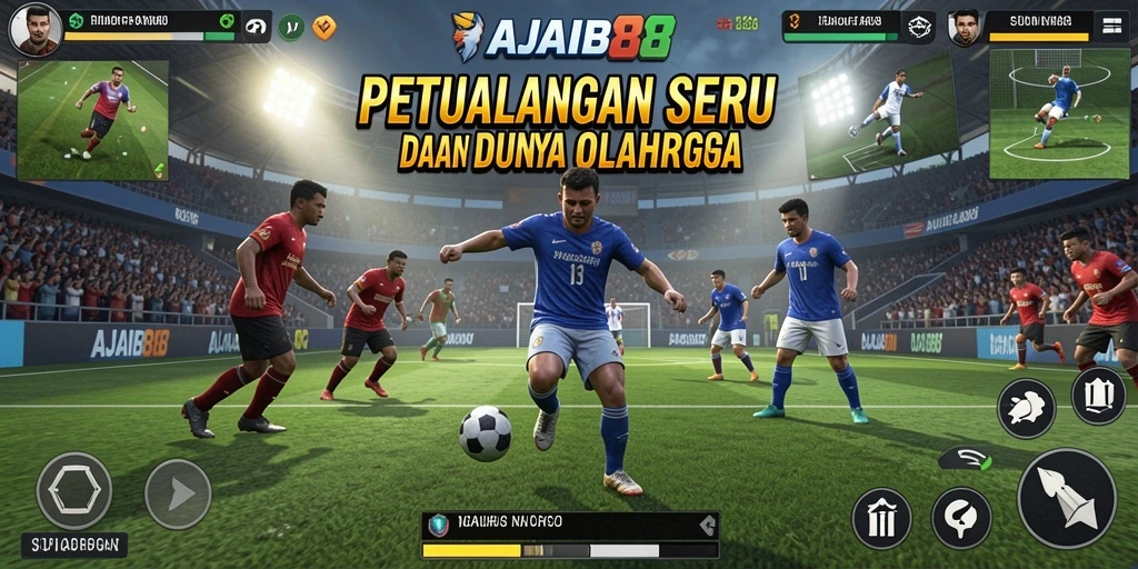Menampilkan gameplay seru dari AJAIB88 dengan berbagai cabang olahraga.