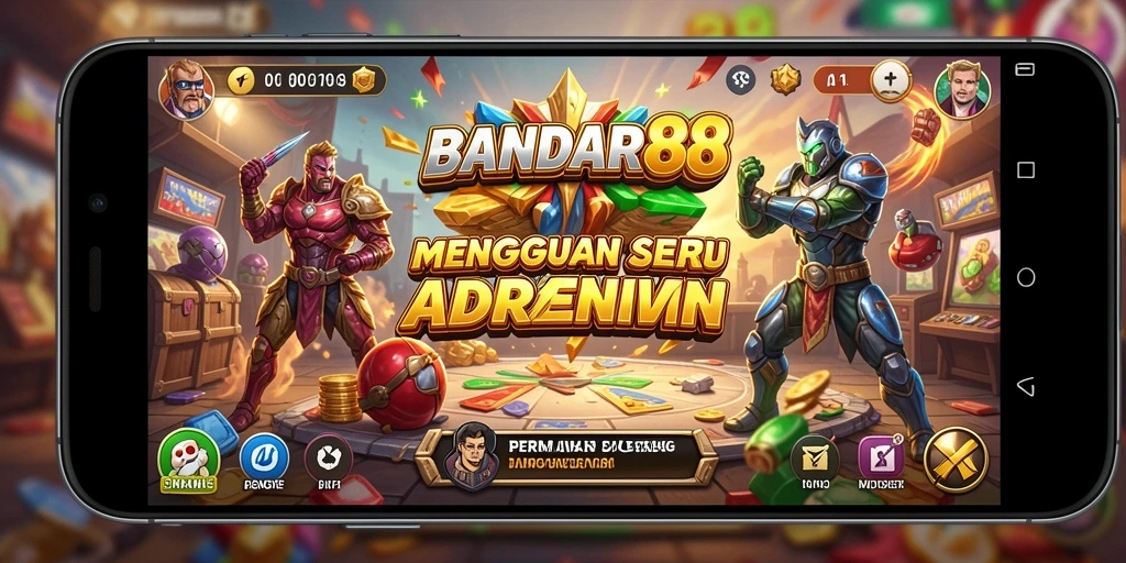 Tampilan gameplay seru dan menantang dari BANDAR88.