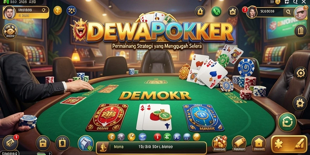 Tampilan gameplay menarik DEWAPOKER dengan strategi mendalam.