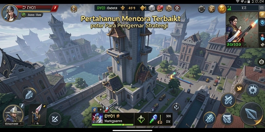 Gameplay seru DY01 dengan strategi Tower Defense yang mendebarkan.