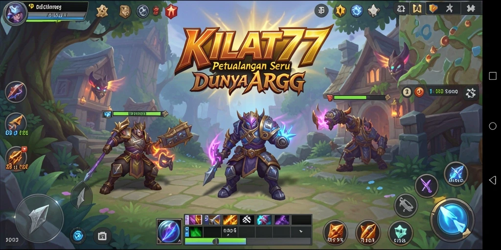 Tampilan gameplay KILAT77 dalam dunia ARPG yang memukau.