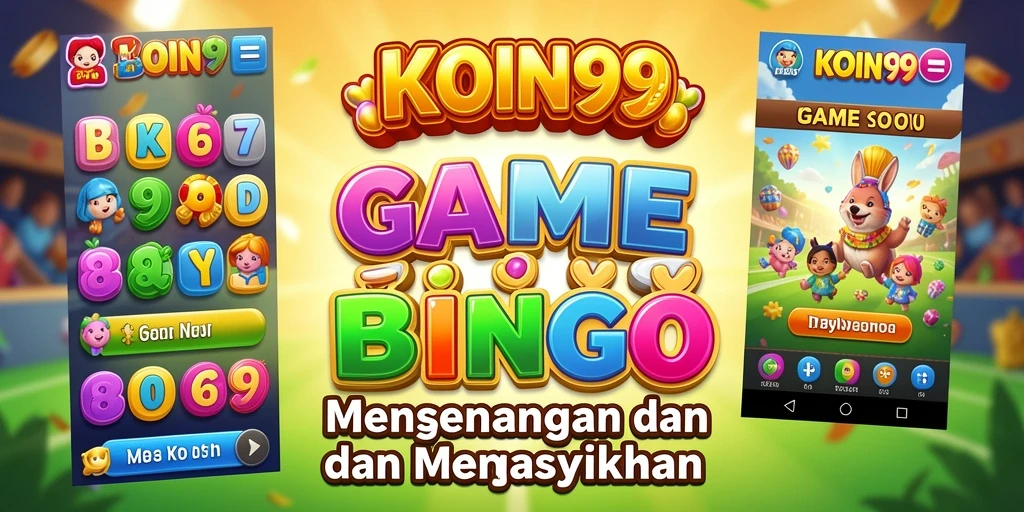 Gameplay seru KOIN99 dengan berbagai pilihan Bingo.