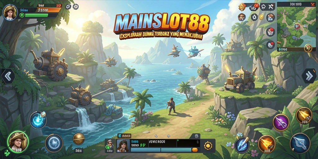 Tampilan menakjubkan saat menjelajahi dunia terbuka di MAINSLOT88.
