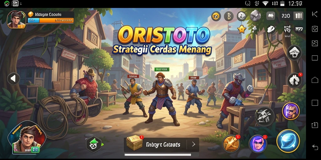 Tampilan gameplay ORISTOTO yang menegangkan dan strategis.