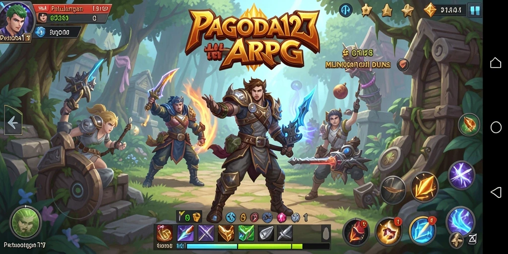 Tampilan aksi mendebarkan dalam gameplay PAGODA127