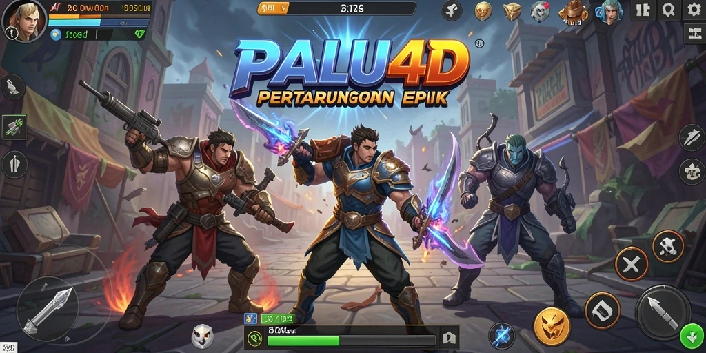 Tampilan gameplay <strong>PALU4D</strong> yang intens dan menarik saat pertarungan.