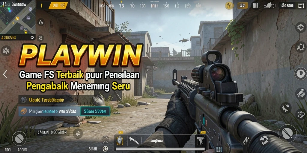 Tangkapan layar menunjukkan aksi menembak seru dalam game FPS.