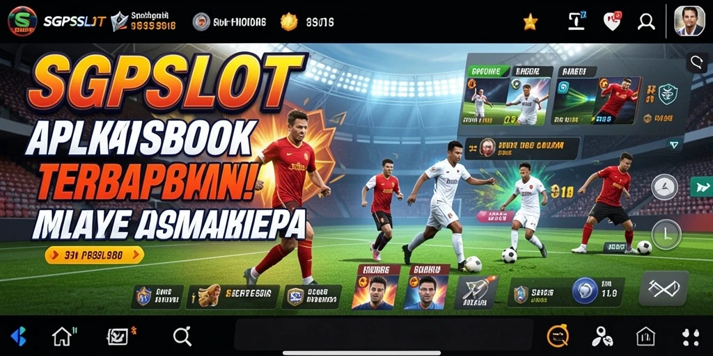 Screenshot utama SGPSLOT menunjukkan pengalaman taruhan olahraga yang seru dan interaktif.