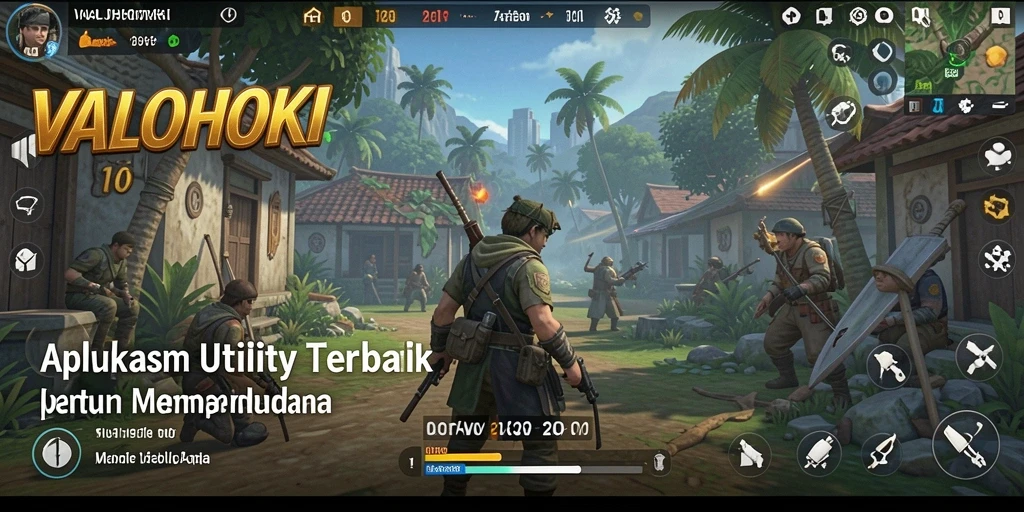 Tampilan antarmuka VALOHOKI dengan fitur-fitur Utility yang memudahkan.